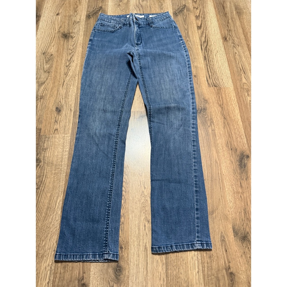 Jones New York Jeans Lexington Straight Women 6 Short Blue Denim Used Excellent